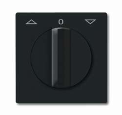 ABB BJE Allwetter 44 Антрацит Накладка поворотного выключателя арт. 1710-0-1886