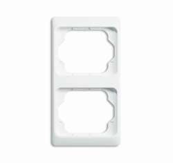 ABB BJE Alpha Exclusive Бел глянц Рамка 2-ая верт арт. 1754-0-3054