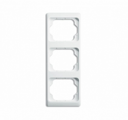ABB BJE Alpha Exclusive Бел глянц Рамка 3-ая верт арт. 1754-0-3088
