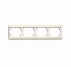 ABB BJE Alpha Exclusive Крем Рамка 4-ая гориз арт. 1754-0-4151