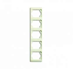 ABB BJE Alpha Exclusive Крем Рамка 5-ая верт арт. 1754-0-4154