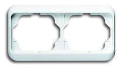 ABB BJE Alpha Nea Бел мат Рамка 2-ая гориз арт. 1754-0-4519