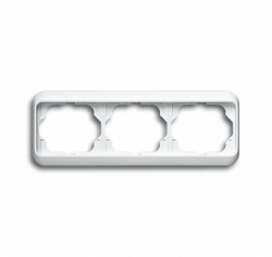 ABB BJE Alpha Nea Бел мат Рамка 3-ая гориз арт. 1754-0-1819