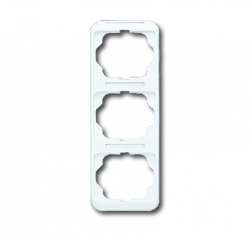 ABB BJE Alpha Nea Бел мат Рамка 3-ая верт с шильдиком арт. 1754-0-2023