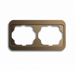 ABB BJE Alpha Nea Бронза Рамка 2-ая гориз арт. 1754-0-1710