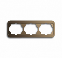ABB BJE Alpha Nea Бронза Рамка 3-ая гориз арт. 1754-0-1728