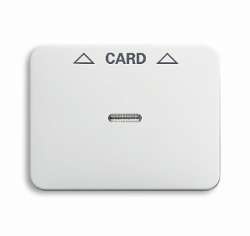 ABB BJE Alpha Nea/Exl Бел глянц Накладка карточного выключателя (мех 2025 U) арт. 1710-0-3297