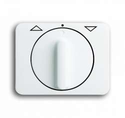 ABB BJE Alpha Nea/Exl Бел глянц Накладка выключателя жалюзийного поворотного арт. 1753-0-7263