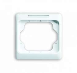 ABB BJE Alpha Nea/Exl Бел глянц Рамка 1-ая с шильдиком арт. 1754-0-4065