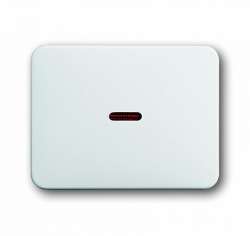 ABB BJE Alpha Nea/Exl Бел мат Клавиша 1-ая с красной линзой арт. 1751-0-1856