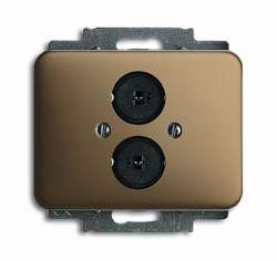 ABB BJE Alpha Nea/Exl Бронза Аудиорозетка 2-ая арт. 1723-0-0121