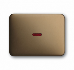 ABB BJE Alpha Nea/Exl Бронза Клавиша 1-ая с красной линзой арт. 1751-0-1716