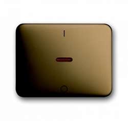 ABB BJE Alpha Nea/Exl Бронза Клавиша 1-я с красной линзой и маркиров для 2-х,3-х полюсных выкл арт. 1751-0-1765