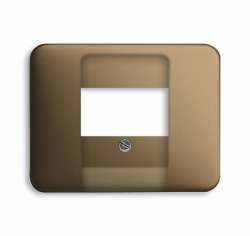 ABB BJE Alpha Nea/Exl Бронза Накладка аудиорозетки (мех 247) арт. 1753-0-2637