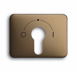ABB BJE Alpha Nea/Exl Бронза Накладка для выключателя с замком арт. 1710-0-1571