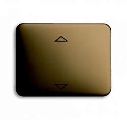 ABB BJE Alpha Nea/Exl Бронза Накладка выключателя Буш-Жалюзиконтроль (мех 6411, 6402) арт. 6430-0-0320