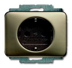 ABB BJE Alpha Nea/Exl Бронза Розетка с/з арт. 2011-0-6221