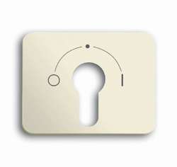 ABB BJE Alpha Nea/Exl Крем Накладка для выключателя с замком арт. 1710-0-2355