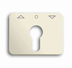 ABB BJE Alpha Nea/Exl Крем Накладка для выключателя жалюзийного с замком арт. 1710-0-2348