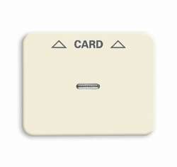ABB BJE Alpha Nea/Exl Крем Накладка карточного выключателя (мех 2025 U) арт. 1710-0-3295
