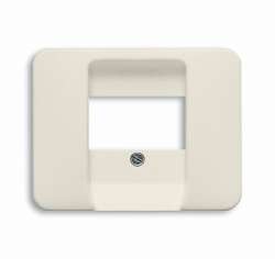 ABB BJE Alpha Nea/Exl Крем глянц Накладка аудиорозетки 2-ая арт. 1710-0-2496