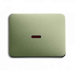 ABB BJE Alpha Nea/Exl Палладий Клавиша 1-ая с красной линзой арт. 1751-0-2825