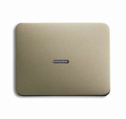 ABB BJE Alpha Nea/Exl Палладий Клавиша 1-я с прозрачной линзой арт. 1751-0-2824