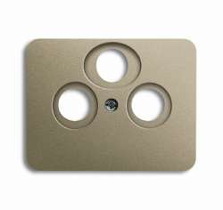 ABB BJE Alpha Nea/Exl Палладий Накладка TV-FM-SAT розетки арт. 1724-0-2792