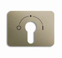 ABB BJE Alpha Nea/Exl Палладий Накладка для выключателя с замком арт. 1710-0-3304