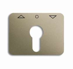 ABB BJE Alpha Nea/Exl Палладий Накладка для выключателя жалюзийного с замком арт. 1710-0-3303