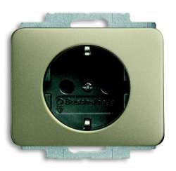 ABB BJE Alpha Nea/Exl Палладий Розетка с/з арт. 2011-0-6229