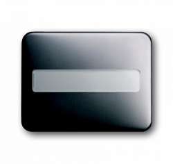 ABB BJE Alpha Nea/Exl Платина Клавиша 1-ая с шильдиком арт. 1751-0-1666