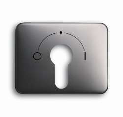 ABB BJE Alpha Nea/Exl Платина Накладка для выключателя с замком арт. 1710-0-1563