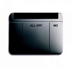 ABB BJE Alpha Nea/Exl Платина Настенный пульт ДУ ИК Буш-Фернконтроль арт. 6020-0-0036