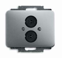 ABB BJE Alpha Nea/Exl Титан Аудиорозетка 2-ая арт. 1723-0-0246