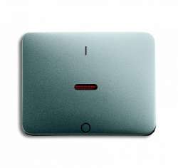 ABB BJE Alpha Nea/Exl Титан Клавиша 1-я с красной линзой и маркиров для 2-х,3-х полюсных выкл арт. 1751-0-2834