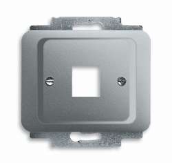 ABB BJE Alpha Nea/Exl Титан Корпус 1-ой ТЛФ и комп розетки прямой (мех 210, 211) арт. 1710-0-3340