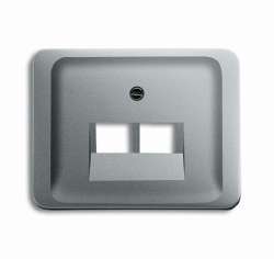 ABB BJE Alpha Nea/Exl Титан Корпус 2-ой ТЛФ и комп розетки прямой (мех 210, 211) арт. 1710-0-3341