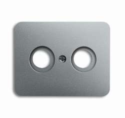 ABB BJE Alpha Nea/Exl Титан Накладка TV розетки (TV+FM) арт. 1724-0-2796