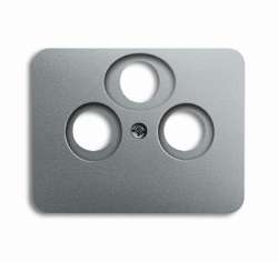 ABB BJE Alpha Nea/Exl Титан Накладка TV розетки (TV+FM+SAT) арт. 1724-0-2797