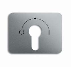 ABB BJE Alpha Nea/Exl Титан Накладка для выключателя с замком арт. 1710-0-3330