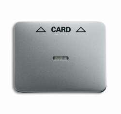 ABB BJE Alpha Nea/Exl Титан Накладка карточного выключателя (мех 2025 U) арт. 1710-0-3331