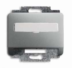 ABB BJE Alpha Nea/Exl Титан Накладка с суппортом для коммуникационных разъёмов арт. 1724-0-2798