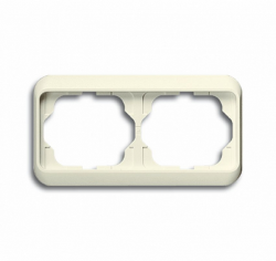 ABB BJE Alpha Nea Крем Рамка 2-ая гориз арт. 1754-0-3799