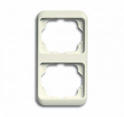 ABB BJE Alpha Nea Крем Рамка 2-ая верт арт. 1754-0-3757