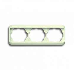 ABB BJE Alpha Nea Крем Рамка 3-ая гориз арт. 1754-0-3807
