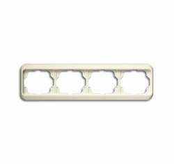 ABB BJE Alpha Nea Крем Рамка 4-ая гориз арт. 1754-0-3815