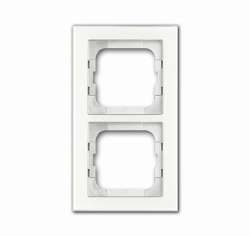 ABB BJE Axcent Белое стекло Рамка 2-ая арт. 1754-0-4438