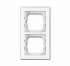 ABB BJE Axcent Белое стекло Рамка 2-ая арт. 1754-0-4438