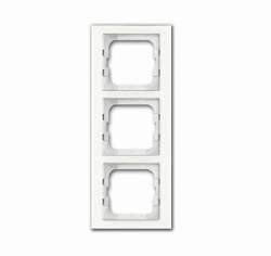 ABB BJE Axcent Белое стекло Рамка 3-ая арт. 1754-0-4439